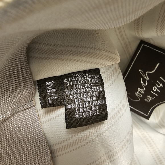 Coach Tan Baker Boy Monogram “C” Hat Women’s - Picture 11 of 12